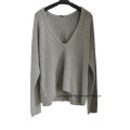 100% Cashmere Deep Vee Neck Pullover Strick Damen Pullover